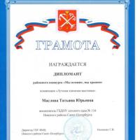 Дипломант Маслова Мы помним, мы храним
